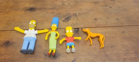 The Simpsons Bendable Poseable Figures Limited Edition Series 1 2002 Pre-Owned Cover