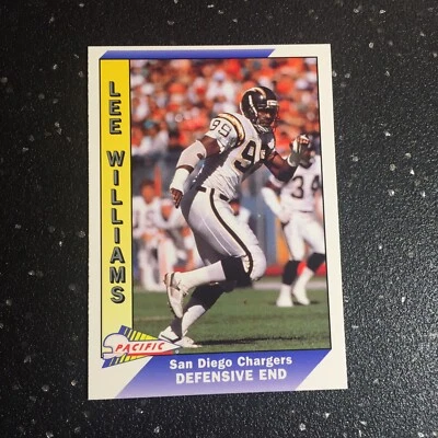 Lee Williams 1991 Pacific Football #455 NFL San Diego Chargers Defensive End - Image 1 of 2