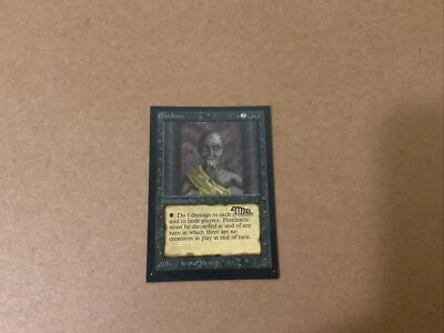 MTG Magic Pestilence Signed Artist Proof Beta LEB Jesper Myrfors - Image 1 of 2