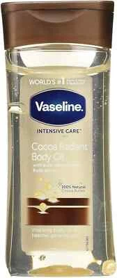 Vaseline Intensive Care Cocoa Radiant Body Gel Oil 200ml Body Moisturizer Oil UK - Image 1 of 2