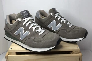 New Balance 574 Classic Gray on Gray W574 GS Women’s Size 12 Ex. Cond. - Picture 1 of 12