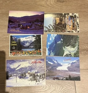 6 CANADIAN POSTCARDS - UNUSED - SEE PHOTOS - Picture 1 of 2