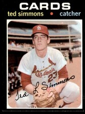 1971 Topps Ted Simmons #117 RC St. Louis Cardinals NR-MINT