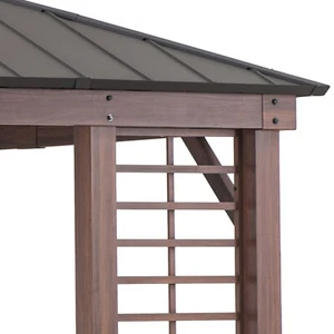 Sunjoy 13.3 ft. x 14.8 ft. Wilmington Hardtop Gazebo - Picture 1 of 16