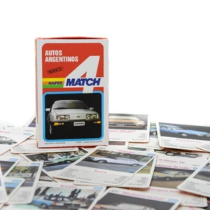 Mazo de cartas de los años 80 de Argentina juego Cromy Match 4 Falcon Sierra Fuego - Imagen 1 de 3