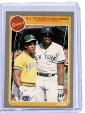 1985 Fleer Super Star Special Rickey Henderson/Dave Winfield #629