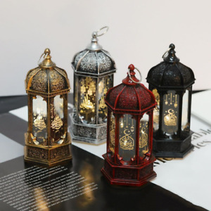 Retro Floral Brass Effect Moroccan Style Metal Lanterns Home Fastival Decor