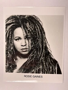Rosie Gaines Photo Original Black And White Press Promotion Circa 1990s - Picture 1 of 12