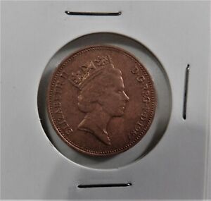 UK (Great Britain) 1987 TWO PENCE Elizabeth II Coin Very Good Condition