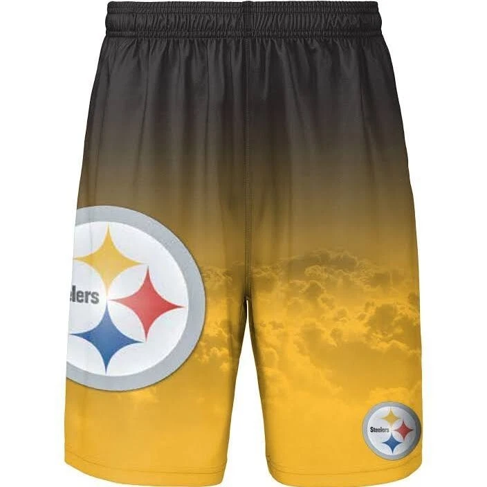 Pantalones cortos deportivos FOCO de Pittsburgh Steelers para hombre - talla M Foto 1 de 1