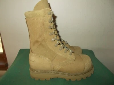 Mens 6 EE Corcoran 10" Coyote Marauder Military Steel Toe Jump Boot USA CV27546 - Image 1 of 4