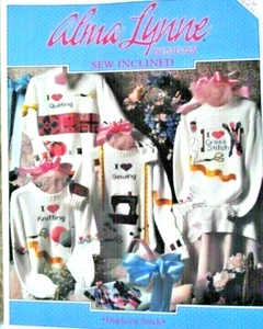 Cross Stitch Alma Lynne Designs Sew Inclined HTF Pattern Book - Picture 1 of 3