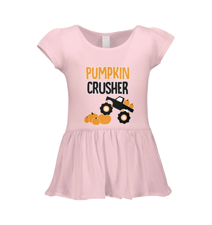 Pumpkin Crusher - Vestido Monster Truck Hayride Big Wheel para bebés/niños pequeños Foto 1 de 1