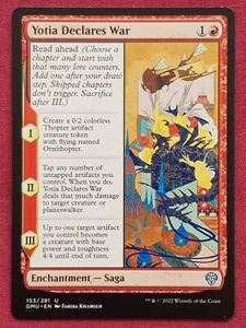 Magic The Gathering DOMINARIA UNITED YOTIA DECLARES WAR red card MTG - Picture 1 of 2