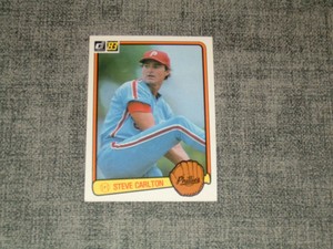 1983 DONRUSS STEVE CARLTON PHILLIES NM #219
