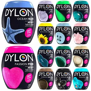 DYLON Washing Machine Fabric Dye Pod for Clothes & Soft Furnishings 350g Powder - Picture 1 of 24