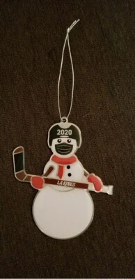 Los Angeles Kings LA Ornament Holiday Christmas Snowman 2020 Official Hockey NHL - Image 1 of 3