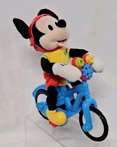 Disney Junior Mickey Mouse Club House Boppin' Bikin' Riding Bike Sound & Motion - Picture 1 of 7