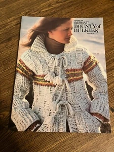 Vintage Patterns from Bernat - Bounty of Bulkies - Book #236 - Picture 1 of 1