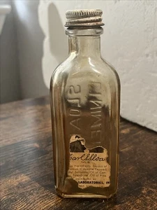 Vintage 1930's Sloan's Liniment Empty Bottle Dr. Earl Sloan Medicine Collectible - Picture 1 of 10