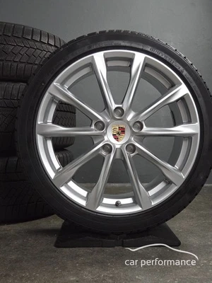 Porsche Boxster 982 Cayman 718 Winterräder 19 Zoll Felgen original Winterreifen - Bild 1 von 4
