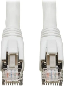 TRIPP-LITE CAT8 25G/40G-CERTIFIED Snagless Shielded Ethernet Cable White N272-00 - Photo 1/2