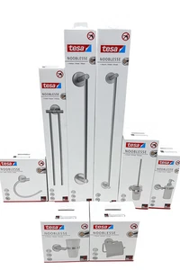 tesa Nooblesse Accesorios de baño Accesorios de baño Set de baño Aspecto de acero inoxidable -SIN TALADRAR- - Imagen 1 de 21