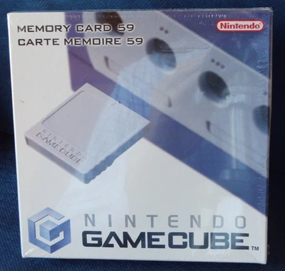 Original Nintendo GameCube Memory Card 59, Neu, OVP, original verschweißt - Bild 1 von 4