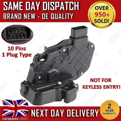 JAGUAR XF & SPORTBRAKE FRONT RIGHT DRIVER SIDE DOOR LOCK LATCH MECHANISM - Image 1 of 4