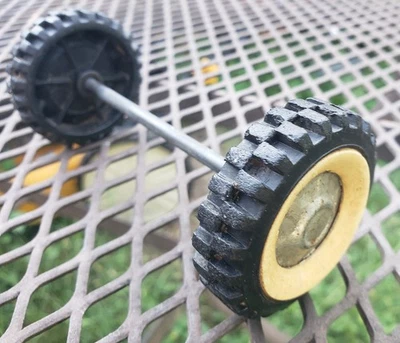 Vintage Structo International Harvester Scout - Full Front or Back Wheels Part - Image 1 of 3