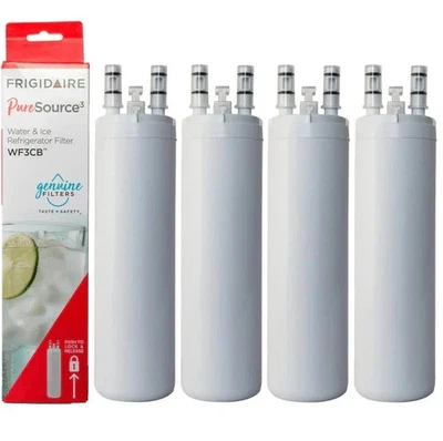 New 4 PACK Frigdaire WF3CB PureSource 3 Refrigerator Water Filter New Sealed