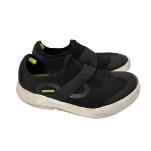 OOFOS Shoes Mens Size 11 OOmg Sport Low Recovery Comfort Black White - Picture 1 of 9