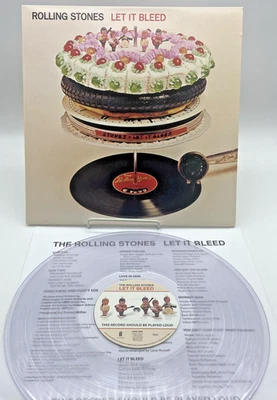 Let It Bleed by Rolling Stones 180g Clear Vinyl Reissue LP Remastered Album - Image 1 of 4