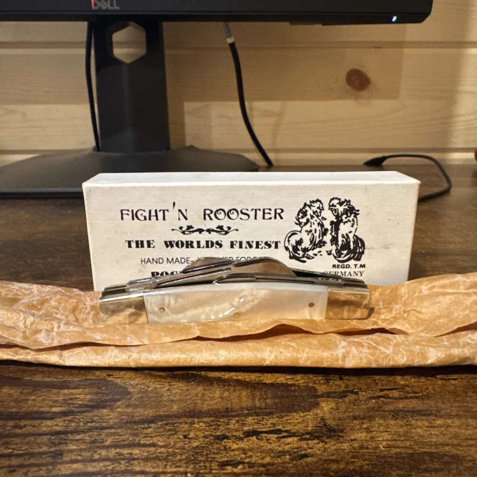 FIGHT`N ROOSTER 4 HOJAS "EL CAPITÁN GALLO" 1ª. CUCHILLO GEN. PEARL MANGOS  Foto 1 de 4