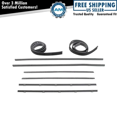 Door Window Belt Weatherstrip Kit Fits 1967-1972 Chevrolet 1967-1972 GMC - Image 1 of 4