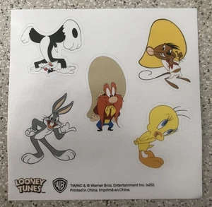 Sticker Looney Tunes 8x8cm - 5 petits autocollants - Picture 1 of 1
