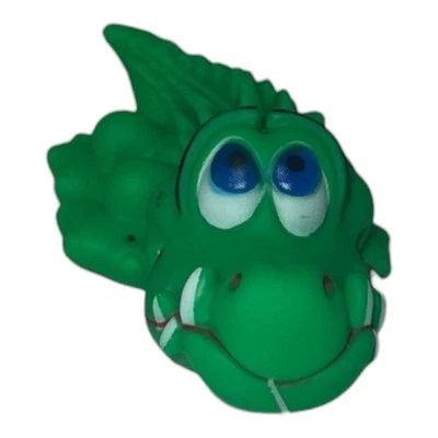 GIOCATTOLO A FORMA DI COCCODRILLO IN LATTICE CON SUONO SQUITTIO X CANI 9x15x6 CM - Immagine 1 di 4