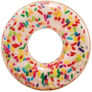 Pool Ring Inflatable Donut Rubber Ring Float Lilo Toys Intex Kids & Adults Swim - Picture 1 of 3