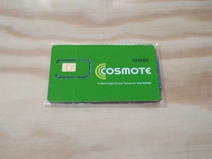 EXPIRED COSMOTE SIM Card / Collectible Sealed NEW - Zdjęcie 1 z 2