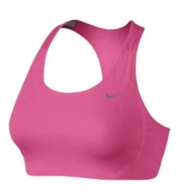 Nike Womens Victory High Support Stay Cool DriFIT Sports Bra Pink XS 706579-616 - Image 1 of 2