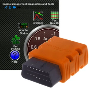 Mini WiFi/Bluetooth Wireless OBD2 OBDII ELM327 Car Diagnostic Scanner Reader US - Picture 1 of 12