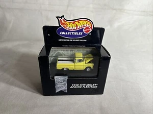 Chevy Apache Fleetside 1958 Hot Wheels Collectibles 1998 - Imagen 1 de 2