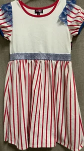 🔰 JoJo's Closet Americana Baseball Dress Size L(10/12), Good👌 - Picture 1 of 5