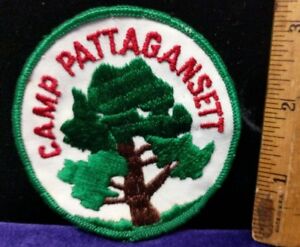 Vintage/Classic Patch, Round Camp Pattagansett, W/ Tree C6-1-UU