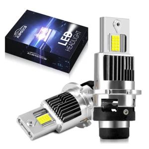 2X D2S D2R LED Headlight Bulb Replace HID Xenon Super White 8000K Conversion Kit - Picture 1 of 10