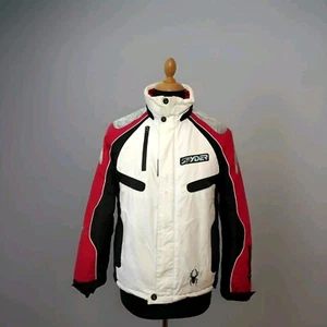 Spyder Ski Jacket S/M Women White X-Static Dermizax Insulated Warm Winter Ladies - Picture 1 of 12