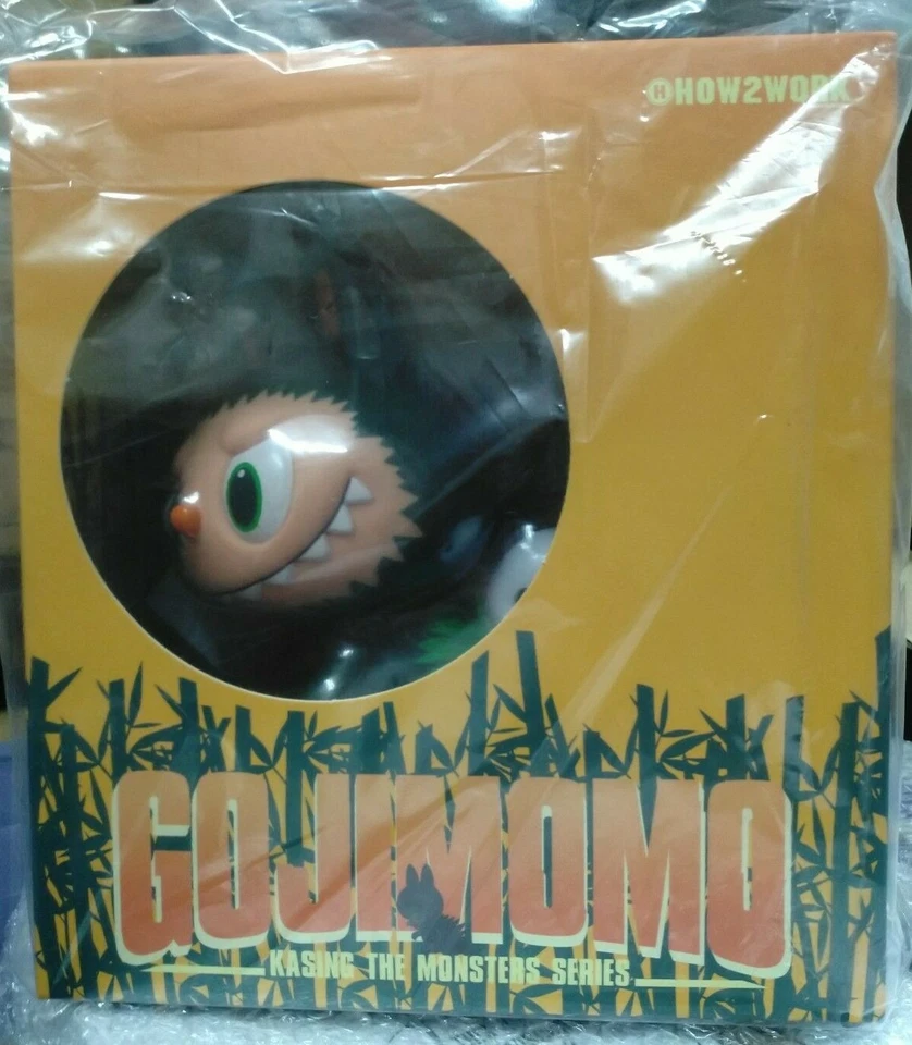 How2work Kasing Lung Labubu MONSTER GOJIMOMO PANDA LABUBU sofubi vinyl Figure - Image 1 of 3