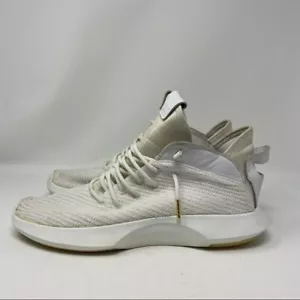 Adidas Crazy 1 ADV All White Primeknit Sneakers Size 13 - Picture 1 of 10