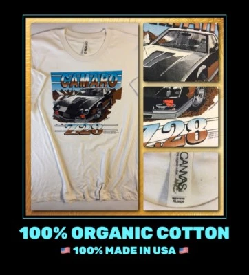 Camiseta 100% EE. UU. DE COLECCIÓN AÑOS 80 Chevrolet Camaro Chevy Iroc Z-28 SS RS Camaro SIN USAR XL. Foto 1 de 4