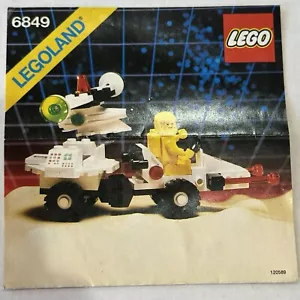 Lego 1x 6849 Satellite Patroller (Instructions Only) 6849 Classic Space 1987 Fn - Picture 1 of 2